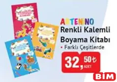 ARTENİNO RENKLİ KALEMLİ BOYAMA KİTABI ARTENİNO RENKLİ KALEMLİ BOYAMA KİTABI
